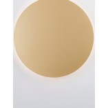 Kinkiet Cerchio LED złoty - nowoczesny design | Decolab24