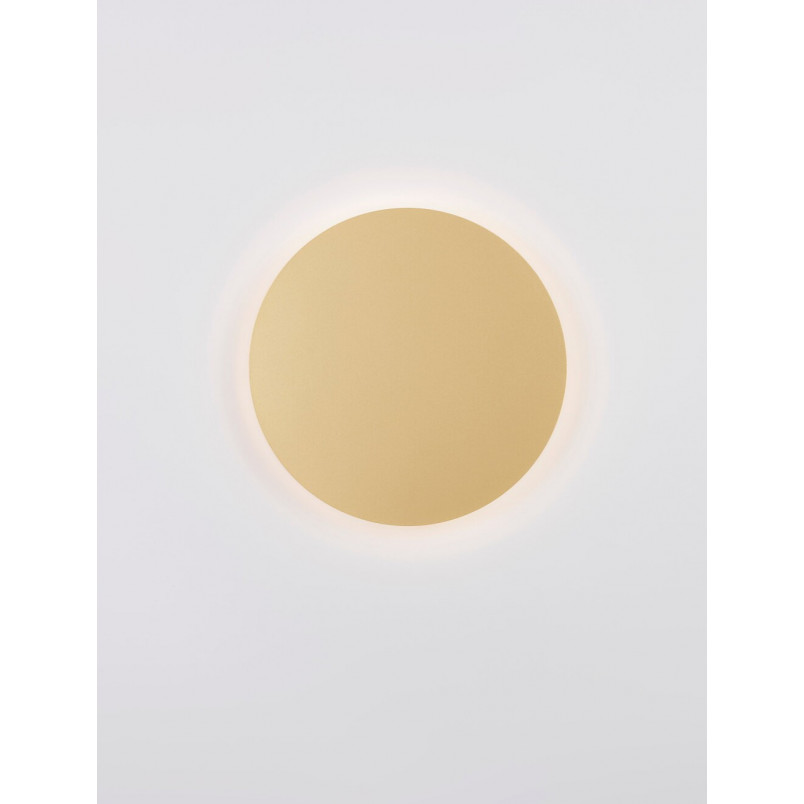 Kinkiet Cerchio LED złoty - nowoczesny design | Decolab24