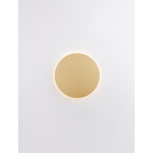 Kinkiet Cerchio LED złoty - nowoczesny design | Decolab24