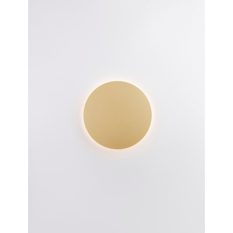 Kinkiet Cerchio LED złoty - nowoczesny design | Decolab24