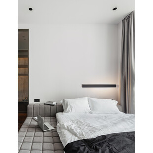 Kinkiet LED Simple 60cm Czarny | Nowoczesne Oświetlenie