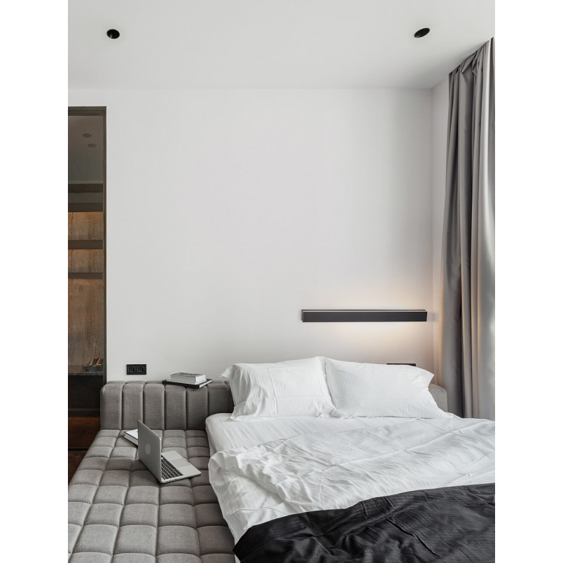 Kinkiet LED Simple 60cm Czarny | Nowoczesne Oświetlenie