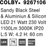 Kinkiet LED Simple 60cm Czarny | Nowoczesne Oświetlenie