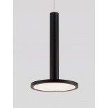 Lampa wisząca LED Plato czarna - Nowoczesny design | Decolab24