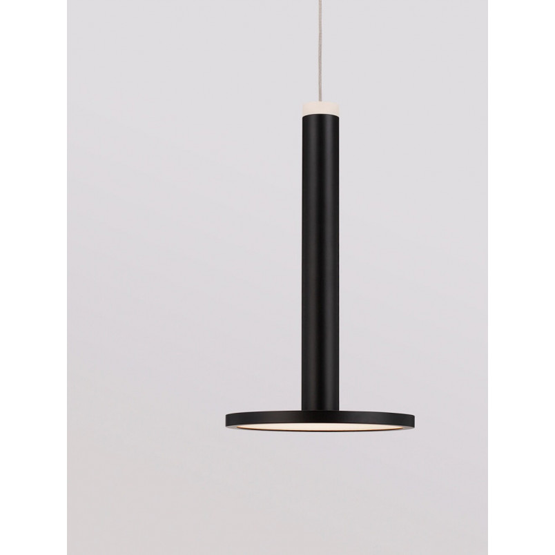 Lampa wisząca LED Plato czarna - Nowoczesny design | Decolab24