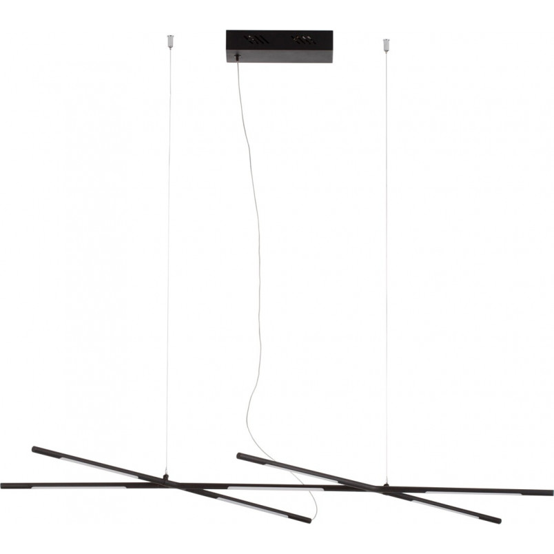 Lampa wisząca Strise LED | Nowoczesna, czarna, 115cm | Decolab24