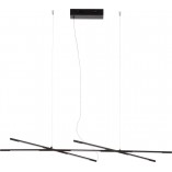 Lampa wisząca Strise LED | Nowoczesna, czarna, 115cm | Decolab24