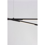 Lampa wisząca Strise LED | Nowoczesna, czarna, 115cm | Decolab24