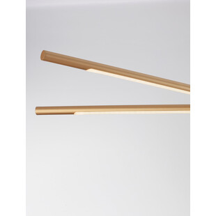 Lampa wisząca nowoczesna Strise LED 115cm mosiężna
