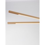 Lampa wisząca nowoczesna Strise LED 115cm mosiężna