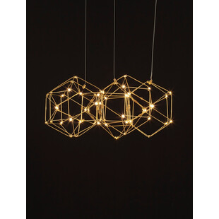 Lampa wisząca Embla LED - Złota, Nowoczesna | Decolab24