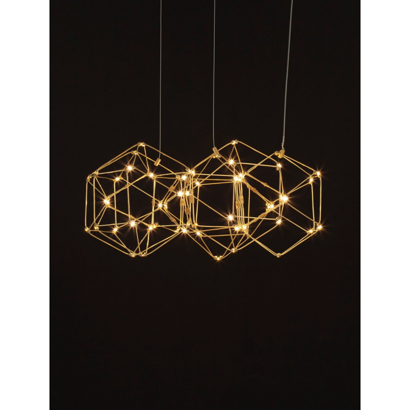 Lampa wisząca Embla LED - Złota, Nowoczesna | Decolab24