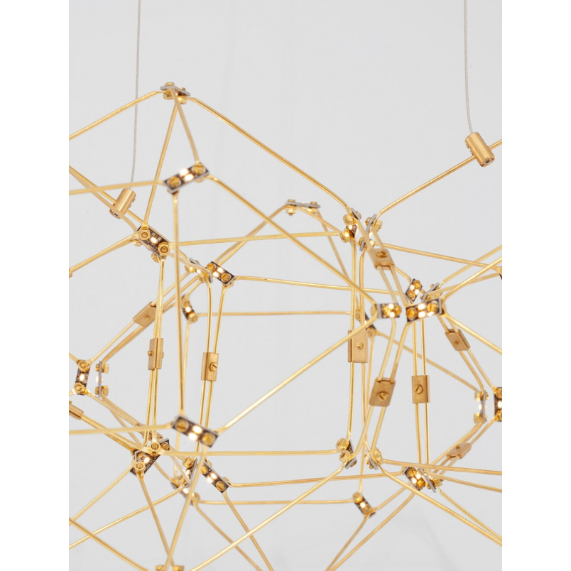 Lampa wisząca Embla LED - Złota, Nowoczesna | Decolab24