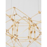 Lampa wisząca Embla LED - Złota, Nowoczesna | Decolab24