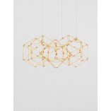 Lampa wisząca Embla LED - Złota, Nowoczesna | Decolab24