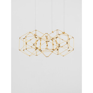 Lampa wisząca Embla LED - Złota, Nowoczesna | Decolab24