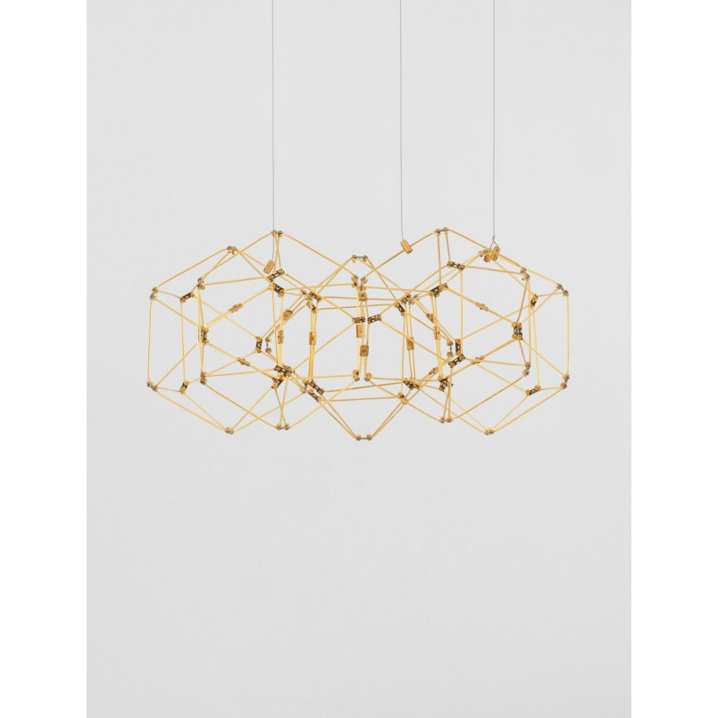 Lampa wisząca Embla LED - Złota, Nowoczesna | Decolab24