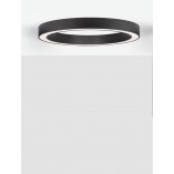 Plafon okrągły nowoczesny Lendon LED 80cm czarny