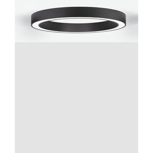 Plafon okrągły nowoczesny Lendon LED 80cm czarny
