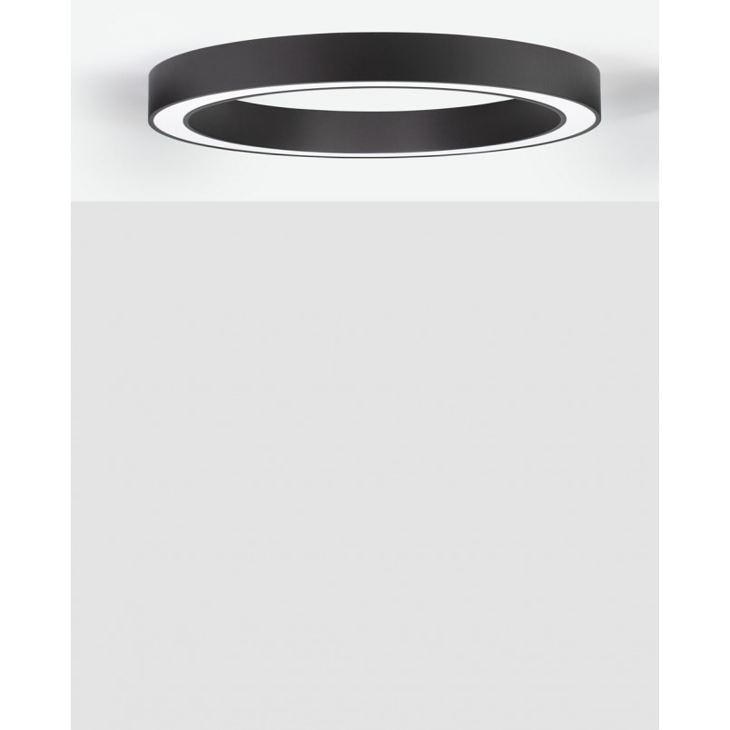 Plafon okrągły nowoczesny Lendon LED 80cm czarny