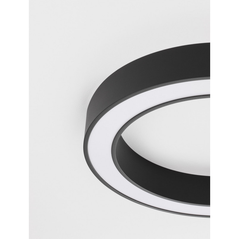 Plafon Lendon LED 60cm Czarny | Nowoczesne Lampy Decolab24