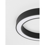 Plafon Lendon LED 60cm Czarny | Nowoczesne Lampy Decolab24