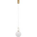 Lampa Wisząca Szklana Kula Glamour Grap LED - Decolab24