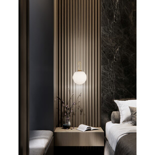 Lampa Wisząca Szklana Kula Glamour Grap LED - Decolab24