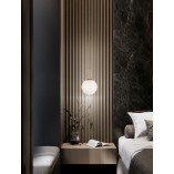 Lampa Wisząca Szklana Kula Glamour Grap LED - Decolab24