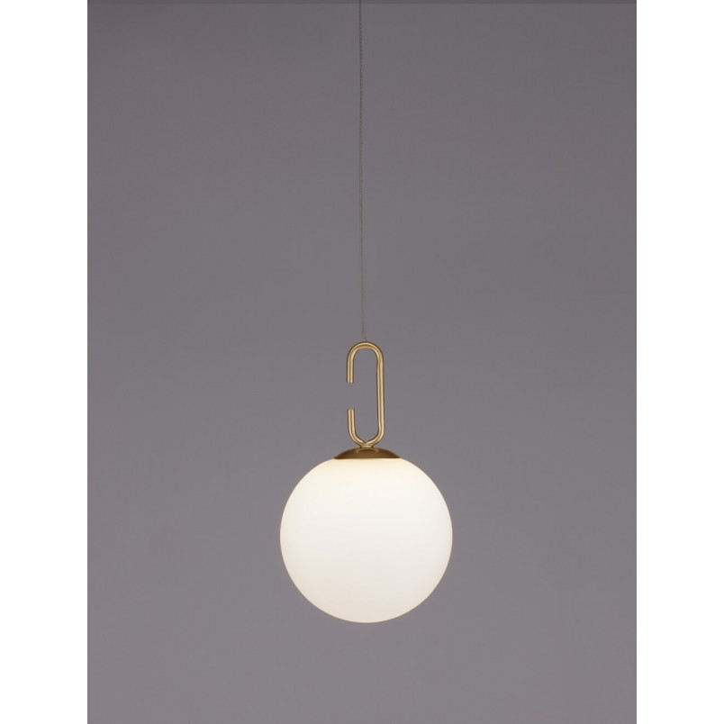 Lampa Wisząca Szklana Kula Glamour Grap LED - Decolab24