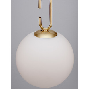 Lampa Wisząca Szklana Kula Glamour Grap LED - Decolab24