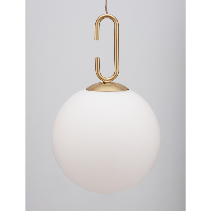 Lampa Wisząca Szklana Kula Glamour Grap LED - Decolab24