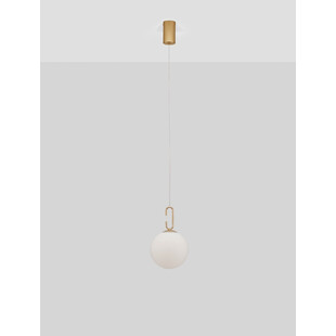 Lampa Wisząca Szklana Kula Glamour Grap LED - Decolab24