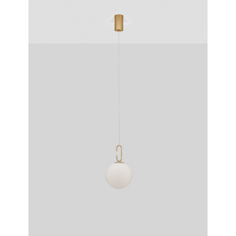 Lampa Wisząca Szklana Kula Glamour Grap LED - Decolab24