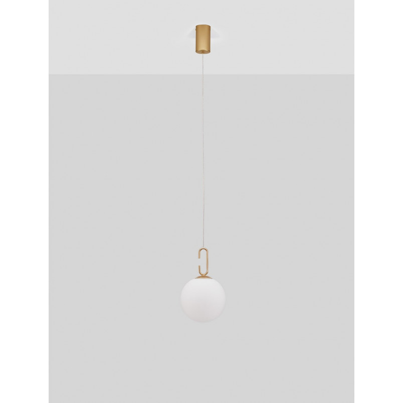 Lampa Wisząca Szklana Kula Glamour Grap LED - Decolab24