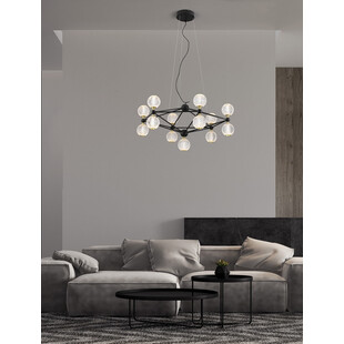 Lampa Wisząca Glamour Alice | 13 Kule Szklane LED | Decolab24