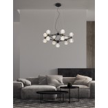 Lampa Wisząca Glamour Alice | 13 Kule Szklane LED | Decolab24