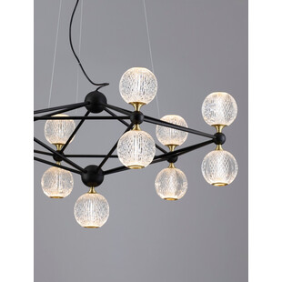Lampa Wisząca Glamour Alice | 13 Kule Szklane LED | Decolab24