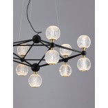 Lampa Wisząca Glamour Alice | 13 Kule Szklane LED | Decolab24