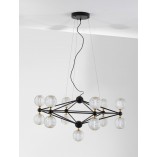 Lampa Wisząca Glamour Alice | 13 Kule Szklane LED | Decolab24