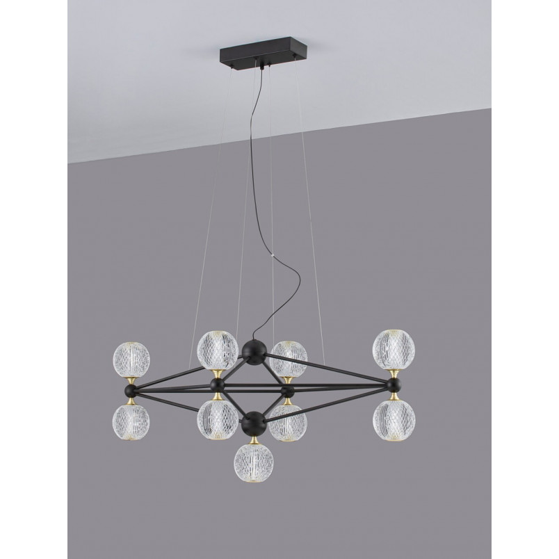 Lampa Wisząca Alice: Glamour, Szkło, LED - Decolab24