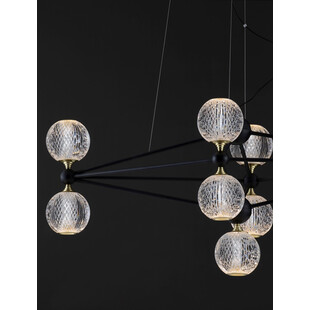 Lampa Wisząca Alice: Glamour, Szkło, LED - Decolab24