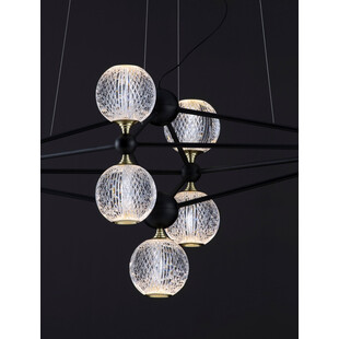 Lampa Wisząca Alice: Glamour, Szkło, LED - Decolab24