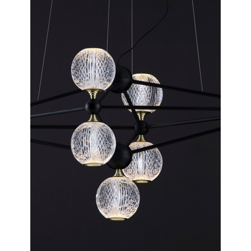 Lampa Wisząca Alice: Glamour, Szkło, LED - Decolab24