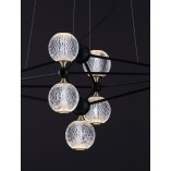 Lampa Wisząca Alice: Glamour, Szkło, LED - Decolab24