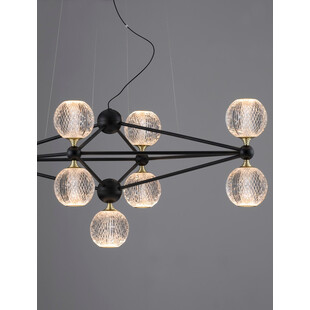 Lampa Wisząca Alice: Glamour, Szkło, LED - Decolab24