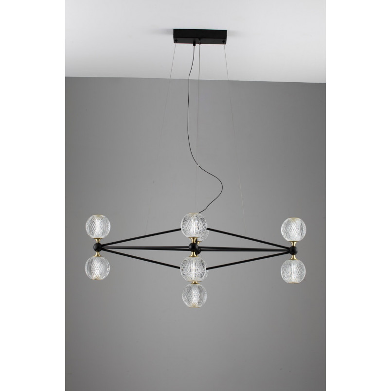 Lampa Wisząca Alice: Glamour, Szkło, LED - Decolab24