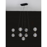 Lampa Wisząca Alice: Glamour, Szkło, LED - Decolab24