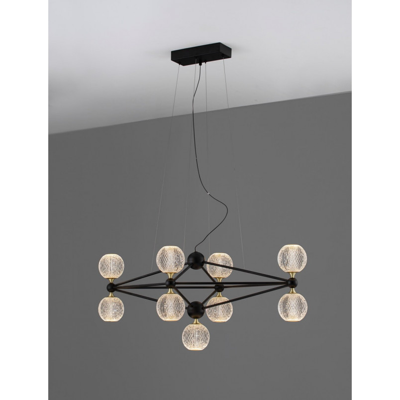 Lampa Wisząca Alice: Glamour, Szkło, LED - Decolab24