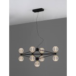 Lampa Wisząca Alice: Glamour, Szkło, LED - Decolab24